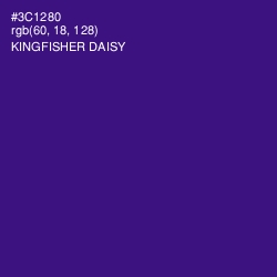 #3C1280 - Kingfisher Daisy Color Image